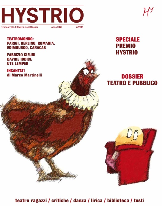 Cover Hystrio, numero luglio-settembre